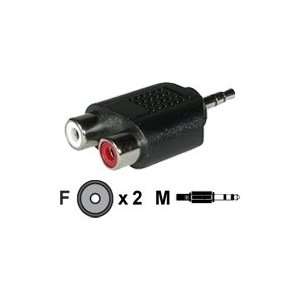   CABLES TO GO 3.5MM MALE TO (2) RCA FEMALE ADAPTER