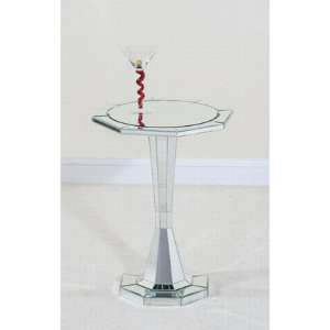 Ultimate Accents Trenton Round Pedestal End Table