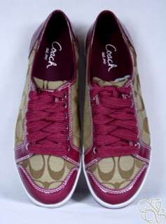  Signature C Crinkle Khaki/Plum Womens Sneakers Shoes New A1002  