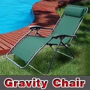   Zero Gravity Chair Folding Recliner Patio Pool Lounge Chairs Outdoor