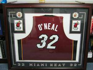 Shaquille ONeal authentic autographed jersey Framed  