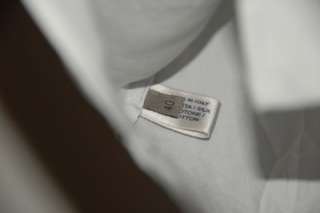 Bottega Veneta White Silk Cotton Blouse Tunic Top Shirt 40 4 S  
