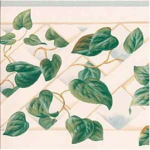  Ivy Lattice Wallpaper Border