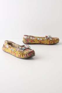 Anthropologie   Snuggly Steps Slippers, Yellow  