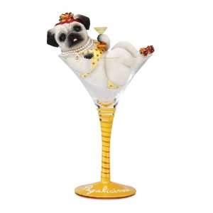 Hiccup Pugalicious 9 Pug in Glass by H2Z  Kitchen 