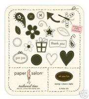 Paper Salon  Tailored Tins stamp set   Oh Sew Fun  