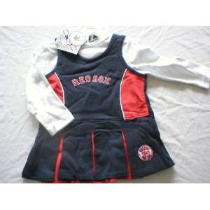  Boston Red Sox Toddler Cheerleader Dress Sports 