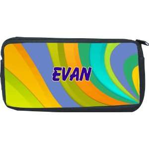 My name Pencil Case Evan   Neoprene Pencil Case   pencilcase   Ipod 