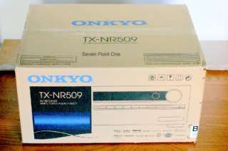 Onkyo TX NR509 AV Receiver  New in Sealed Box  