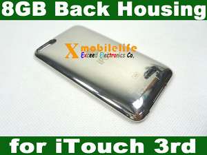 Metal Back Cover Case Housing for iPod Touch 3rd 8GB  