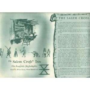  Salem Cross Inn Placemat Olde Brookfeild Massachusetts 
