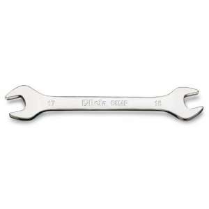 Beta 55MP 14mm x 15mm Double End Open End Wrench, with Bright Chrome 