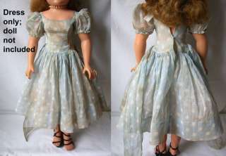 Original Vintage Madame Alexander Cissy Doll Polka Dot Tagged Dress 