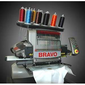  Melco Bravo 16 Needle Embroidery Machine 