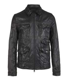 Forge Leather Jacket, , , AllSaints Spitalfields