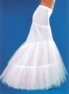 hoop white fishtail wedding dress petticoat crinoline  