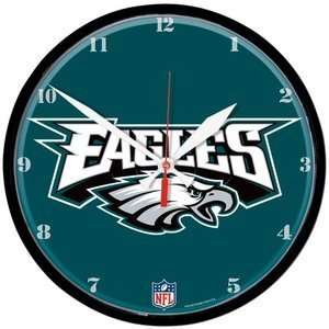   NFL Eagle Head Logo 12.75 inch Round Wall Clock