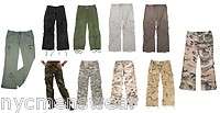WOMENS MILITARY VINTAGE CAMOUFLAGE PARATROOPER PANTS ARMY BDU FATIGUES 