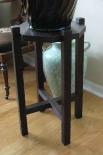   MISSION OAK ARTS AND CRAFTS ERA PLANT OR JARDINIERE STAND TABLE  