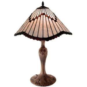  Latte Wave Tiffany Style Table Lamp