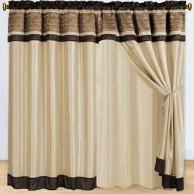 Curtains with Valances   Two Panels 60 x 84 ea.   See Matching 