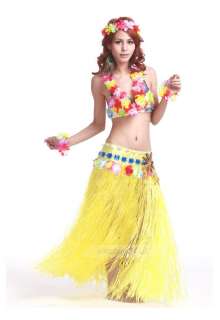   Hawaii Pattern Charming Fringes Stretch Plastic Belly Dance 6 Pcs