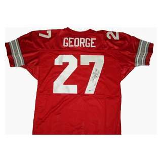 Eddie George Autographed Uniform   Ohio State Buckeyes