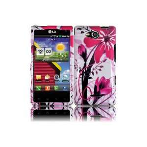  LG VS840 Lucid 4G Graphic Case   Pink Splash (Package 