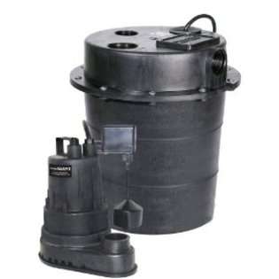 Little Giant SPS25 Water Removal System with 1/4 HP Sump Pump with 