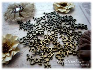 free non toxic archival 4 vintage pewter charms 4 pcs of hope each 