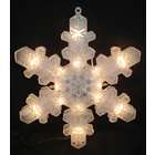 Everstar 9 Frosted Glitter Snowflake Christmas Tree Topper 20 Clear 
