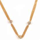 Gold Triple Chain Necklace  