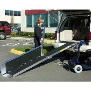 10 Foot Trifold Electric Scooter Wheelchair Ramp  