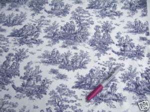 Fabric Premier Toile Colonial Blue/Natural 002FL  