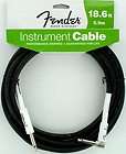 Fender Performance Guitar Cable 18.6 Black Right Angle