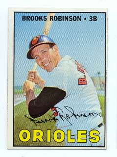 You are bidding on a vintage 1967 Topps BROOKS ROBINSON #600 HIGH# in 