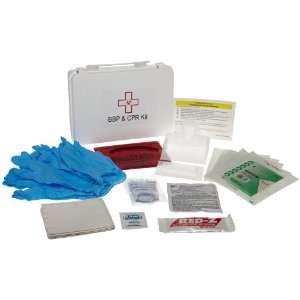   Voice BP006 Basic Wall Mounted Bloodborne Pathogen CleanUp and CPR Kit