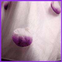 Purple White Communion Wedding Party Flower Girl Dress SZ 5/6Y 