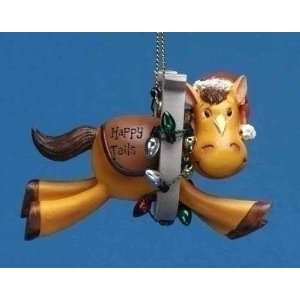   Whimsical Happy Tails Horse Christmas Ornaments 3.5