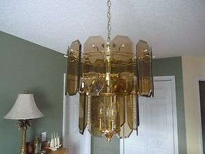 Beautiful Lighted Glass Dining Room Lamp  