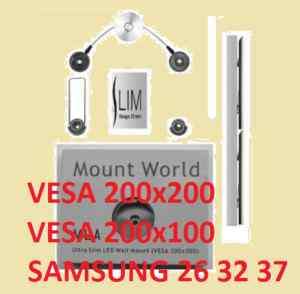 Ultra Slim LCD LED Wall Mount TV Samsung 26 32 37 ML3  