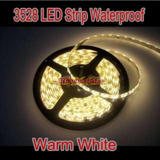 5M 300 LED 3528 SMD Warm White Waterproof Light Strip  