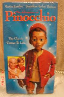 The Adventures of Pinocchio VHS NEW~FACTORY SEALED LE 794043443831 