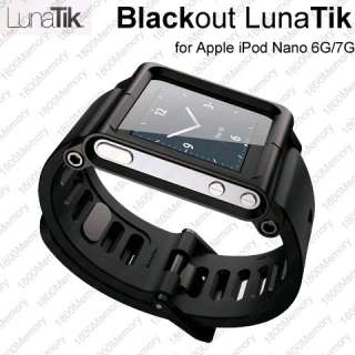 GENUINE LunaTik Blackout Multi Touch Wrist Watch Band Strap for iPod 