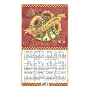  Linen Calendar Towel 2013 (Sunflowers)