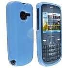 eForCity TPU Rubber Skin Case for HTC Holiday / Vivid, Frost Blue S 
