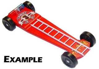 Firetruck Accessory Kit for Pinewood Derby Cars   1421  
