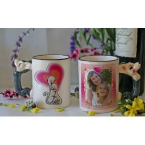  Hand Paint Mouse Personalize /Custom coffee Mug with Your 