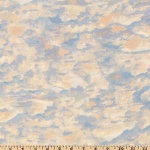  44 Wide Wild In Bloom Clouds Pearl Fabric By The Yard 