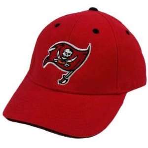 NFL TAMPA BAY BUCCANEERS BUCS RED COTTON VELCRO HAT CAP  